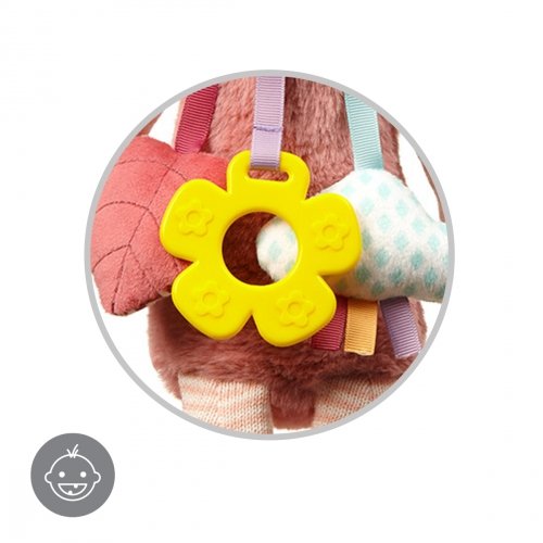 Развивающая подвеска на коляску BabyOno Ленивец Лион 1465