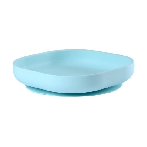 Силиконовая тарелка Beaba синий