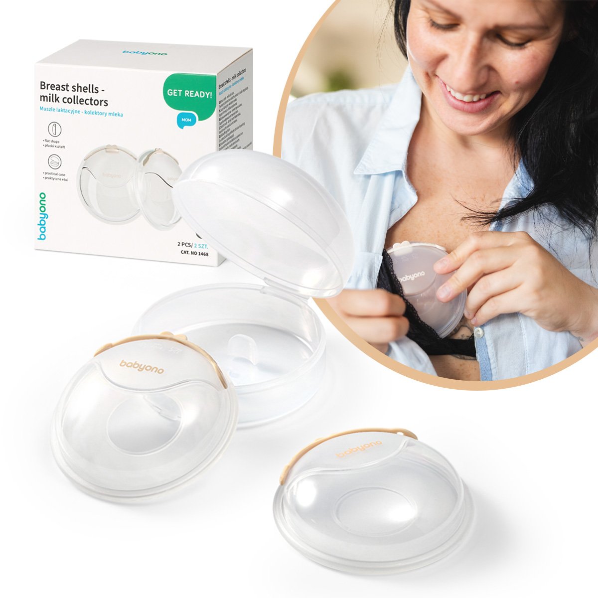 Лактатор-коллектор под бюстгалтер BabyOno 1468