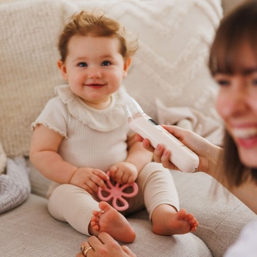 Аспиратор назальный электрический BabyOno с LCD экраном USB-C Бежевый 1470/01