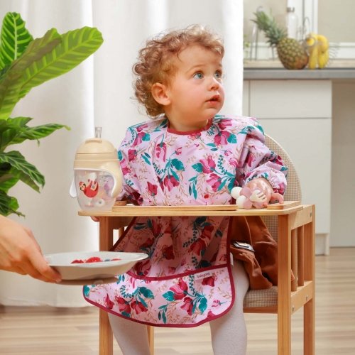 Нагрудник с длинными рукавами BabyOno Сиреневый от 2 до 4 лет 1477/01