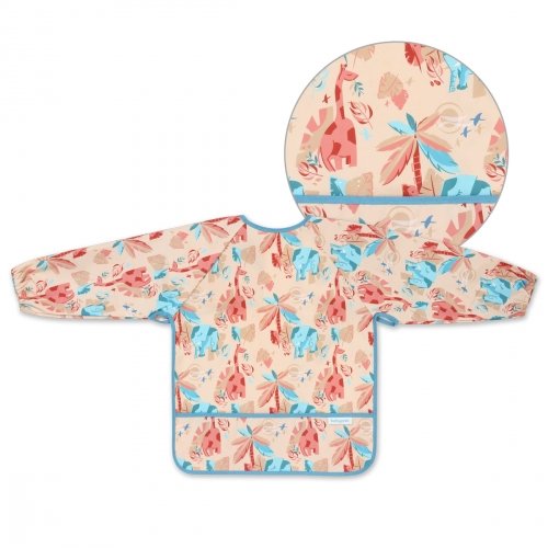 Нагрудник с длинными рукавами BabyOno Оранжевый от 2 до 4 лет 1477/02