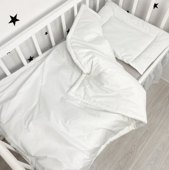 Одеяло для новорожденных демисезонное Oh My Kids Белый 120х90 см ОД-008