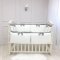 Детское постельное белье с балдахином и бортики в кроватку Маленькая Соня Belissimo серый Серый 015552