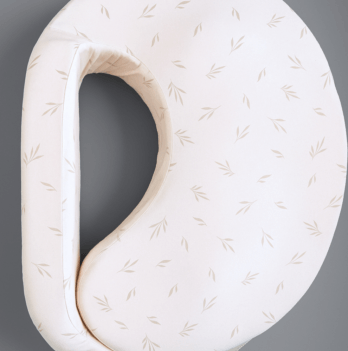 Сменный чехол на ортопедическую подушку для кормления Feeding Pillow Веточки на молочном 152-56-5