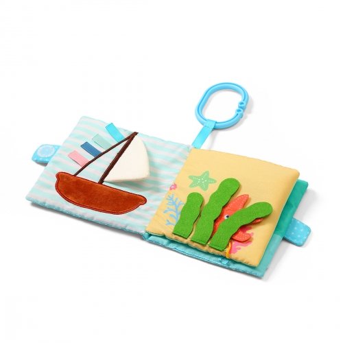 Мягкая развивающая книжка BabyOno Морской мир 1532