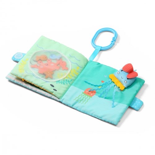 Мягкая развивающая книжка BabyOno Морской мир 1532