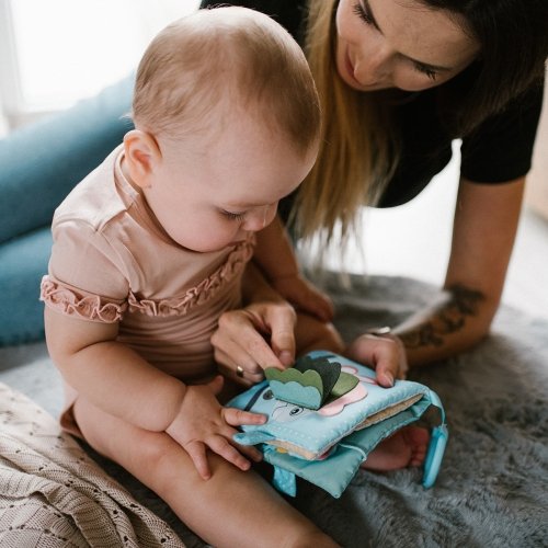 Мягкая развивающая книжка BabyOno Морской мир 1532