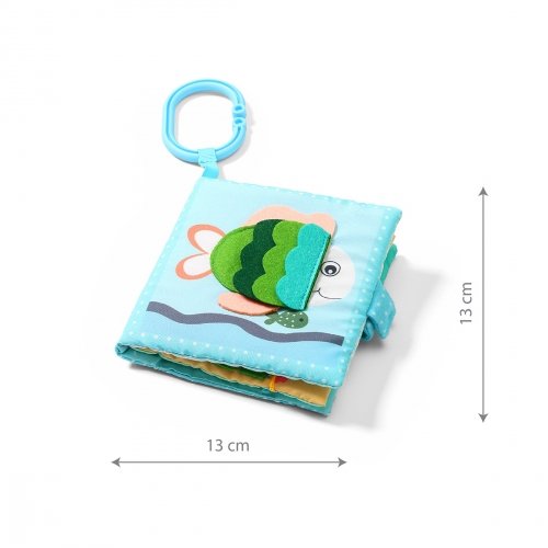 Мягкая развивающая книжка BabyOno Морской мир 1532