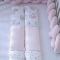 Фенс бамперы на кроватку Veres Sleepy moon pink-2 Розовый 6 шт 154.05.01.1