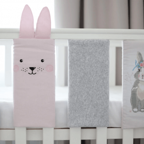 Фенс бамперы на кроватку Veres Summer Bunny pink Розовый 6 шт 154.05.11