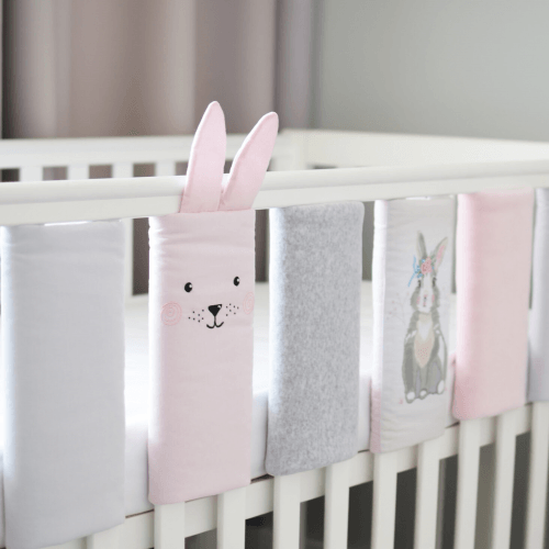 Фенс бамперы на кроватку Veres Summer Bunny pink Розовый 6 шт 154.05.11