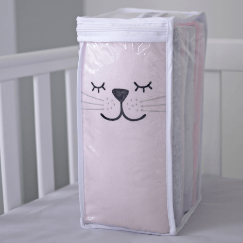 Фенс бамперы на кроватку Veres Дівчинка Розовый 6 шт 154.05.13