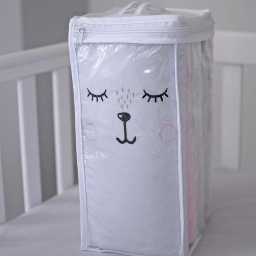 Фенс бамперы на кроватку Veres Дівчинка Розовый 6 шт 154.05.13