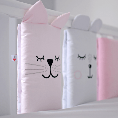 Фенс бамперы на кроватку Veres Дівчинка Розовый 6 шт 154.05.13