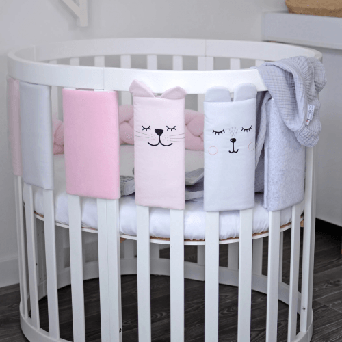 Фенс бамперы на кроватку Veres Дівчинка Розовый 6 шт 154.05.13