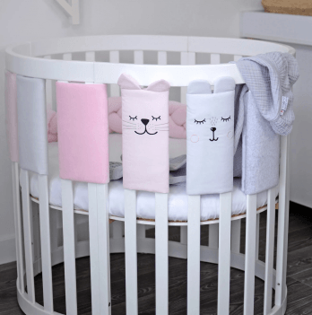 Фенс бамперы на кроватку Veres Дівчинка Розовый 6 шт 154.05.13