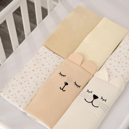 Фенс бамперы на кроватку Veres Универсальный Бежевый 6 шт 154.05.14