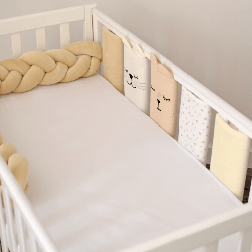 Фенс бамперы на кроватку Veres Универсальный Бежевый 6 шт 154.05.14