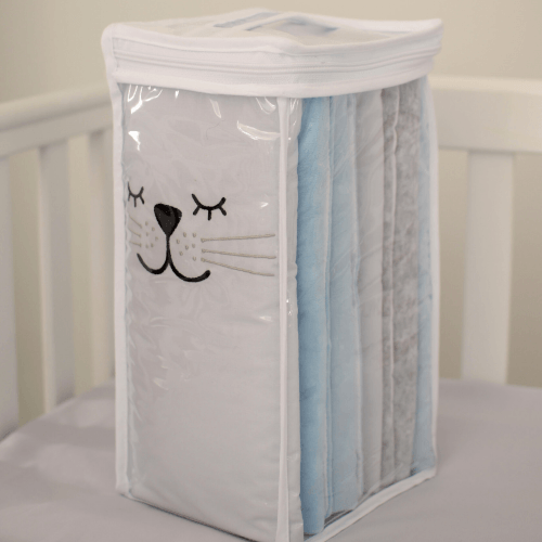 Фенс бамперы на кроватку Veres Хлопчик Голубой 6 шт 154.05.16