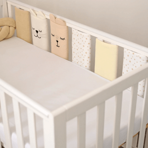 Фенс бамперы на кроватку Veres Универсальный Бежевый 6 шт 154.05.14