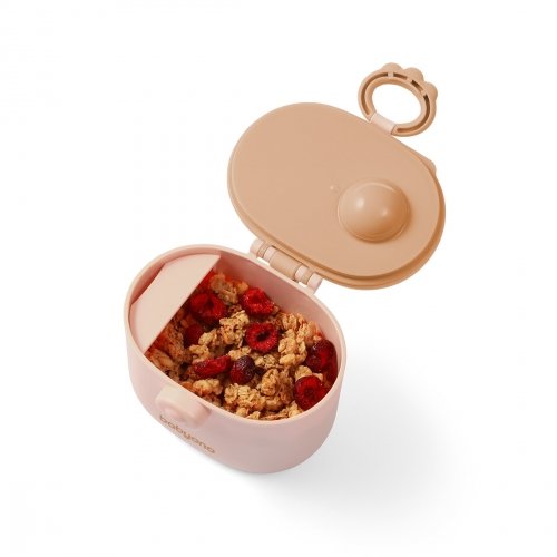 Портативный контейнер для сухой смеси с мерной ложечкой BabyOno Бежевый 240 мл 1544/02