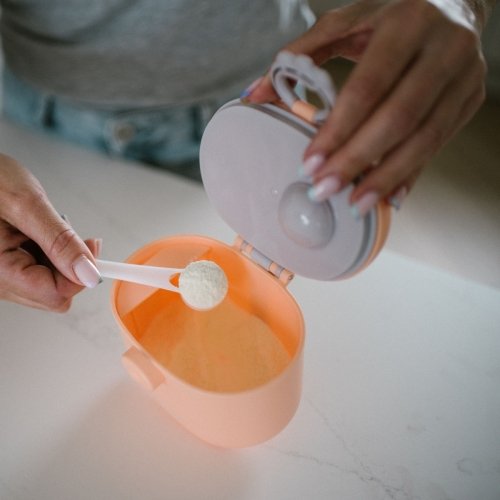 Портативный контейнер для сухой смеси с мерной ложечкой BabyOno 240 мл 1544