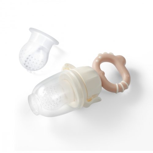 Ниблер силиконовый BabyOno Дино Бежевый 1551/03