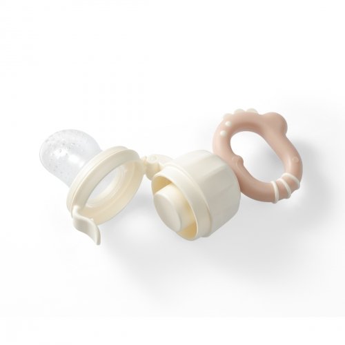 Ниблер силиконовый BabyOno Дино Бежевый 1551/03