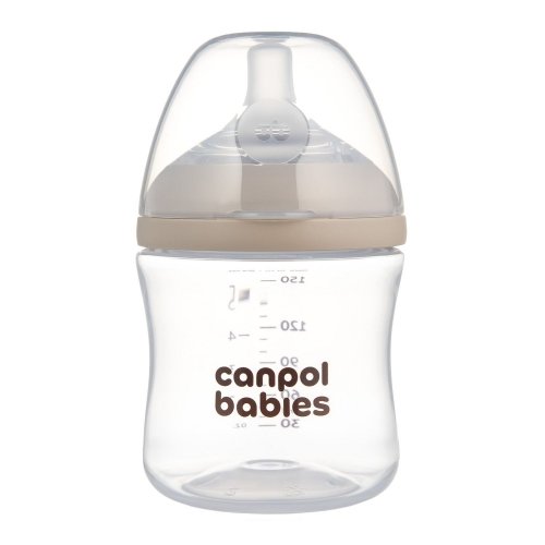 Антиколиковая бутылочка Canpol babies Natural Shape с соской Dual-zone 0m+ 150 мл 35/400