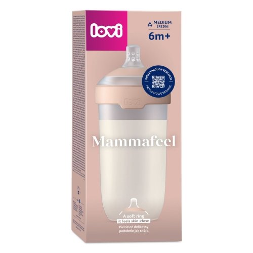 Антиколиковая бутылочка Lovi Mammafeel 6m+ 330 мл 21/597