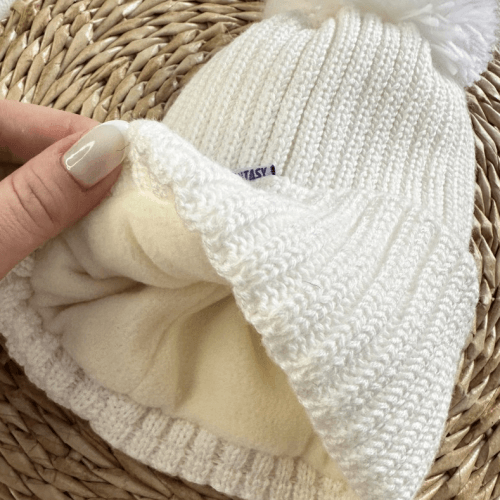 Зимняя шапка детская Kid's Fantasy Snowfall 6 - 24 мес Молочный 4046