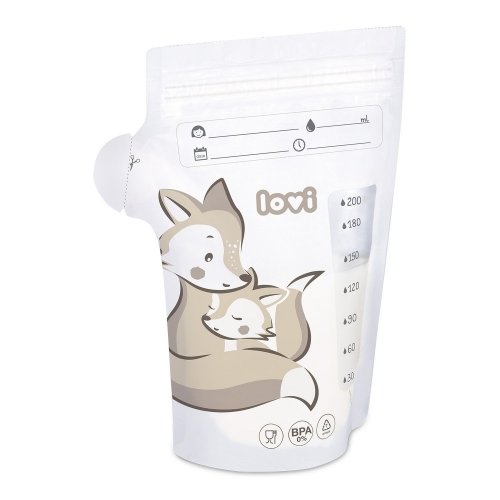 Пакеты для хранения грудного молока Lovi Buddy bear 25 шт 12/208