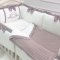 Детское постельное белье и бортики в кроватку Маленькая Соня Belissimo Розовый 025579