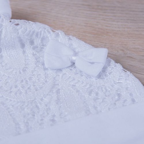 Человечек для новорожденных Бетис Нежность Белый + шапочка ткань кулир