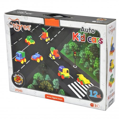 Игровой набор Тигрес Kid cars 12 шт 39243