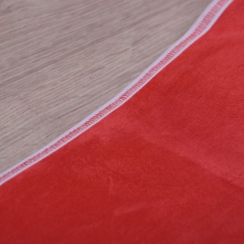 Детский плед с вышивкой Бетис Тімоша Красный Махра/Кулир 27075202 90х100 см