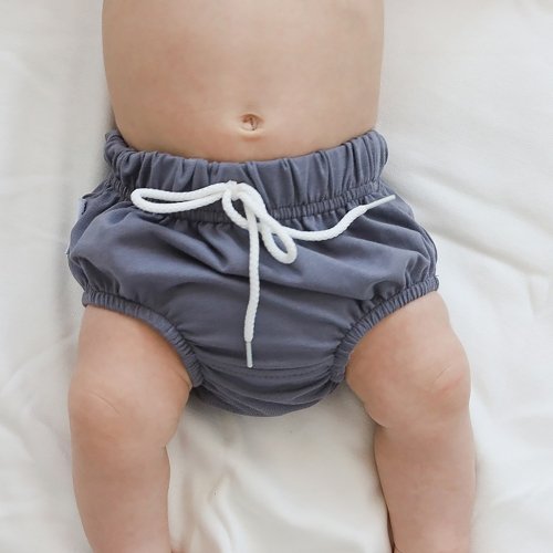 Блумеры трусики детские Magbaby Roomy 0 - 24 мес Хлопок Темно-серый 104839