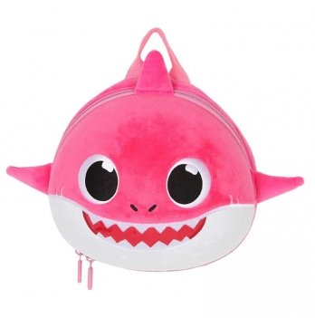 Детский рюкзак игрушка SuperCute Акула Розовый SF120-b