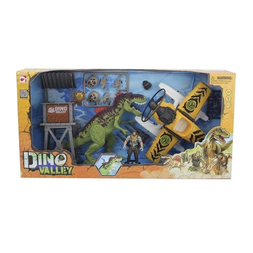 Детская игрушка динозавр Dino Valley Sea plane attack 542120