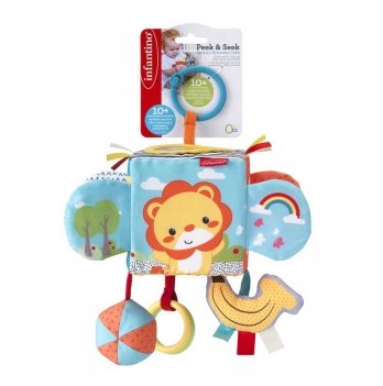 Детская игрушка на коляску Infantino Динамичный куб Прятки 306588I