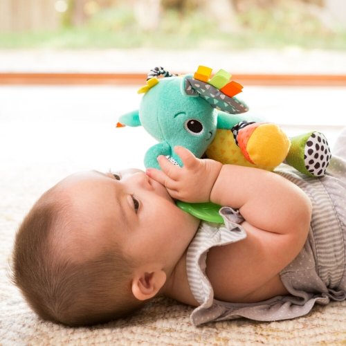 Детская игрушка на коляску Infantino с прорезывателем Слоненок 005378I