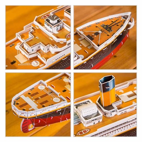 3D пазл CubicFun Титаник 113 шт T4011h