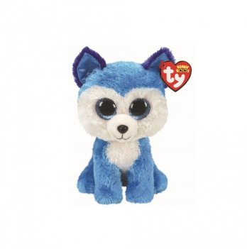 Мягкая игрушка TY Beanie Boo's Голубой хаски Prince 25 см 36474