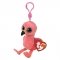 Мягкая игрушка-брелок TY Beanie Boo's Фламинго Gilda 12 см 35210