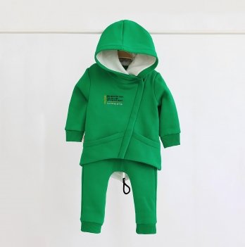 Трикотажный костюм на флисе для детей Magbaby Brave 6 мес - 2 года Зеленый 112137