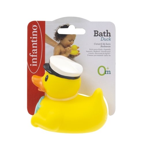 Детская игрушка для ванной Infantino Уточка Капитан 305111