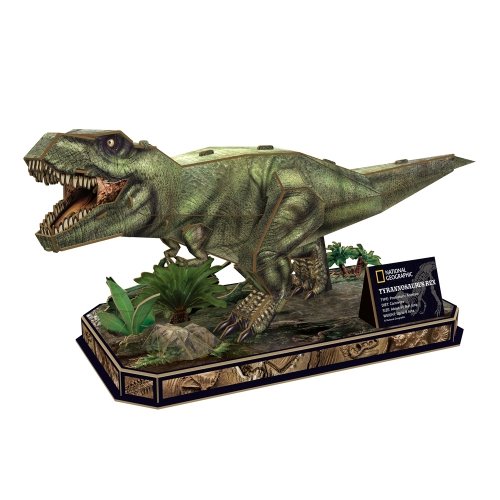 3D пазл CubicFun National Geographic Dino Тиранозавр Рекс 52 шт DS1051h