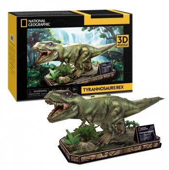 3D пазл CubicFun National Geographic Тиранозавр Рекс 52 шт DS1051h