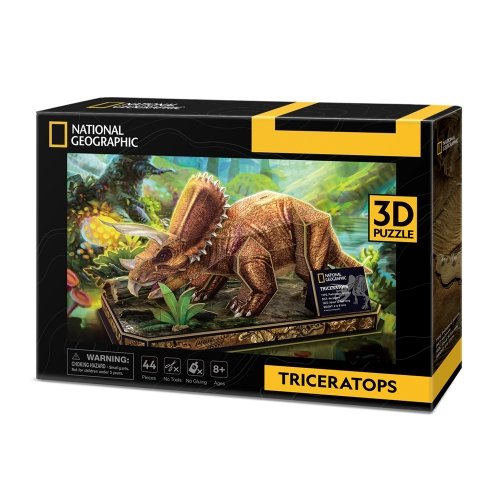 3D пазл CubicFun National Geographic Dino Трицератопс 44 шт DS1052h